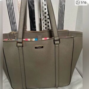 Kate Spade Newbury Lane Briar Park Taupe Tote Bag